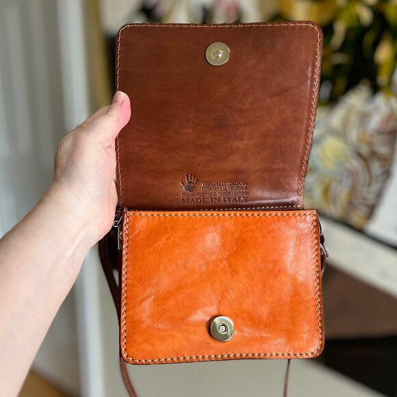 Vera Pelle Brown Crossbody Bag - Picture 11 of 15